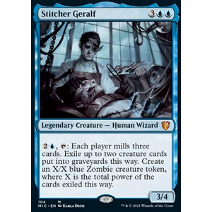 Magic löskort: Commander: Innistrad: Midnight Hunt: Stitcher Geralf