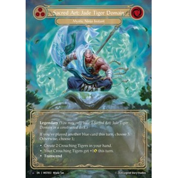 FaB Löskort: Part the Mistveil: Sacred Art: Jade Tiger Domain // Inner Chi (Marvel)