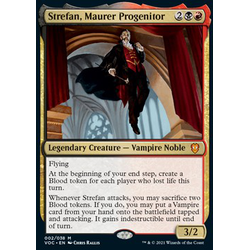 Magic löskort: Commander: Innistrad: Crimson Vow: Strefan, Maurer Progenitor (Foil)