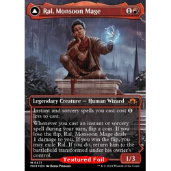Magic löskort: Modern Horizons 3: Ral, Monsoon Mage // Ral, Leyline Prodigy (alternative art) (Textured Foil)