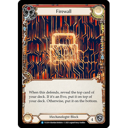 FaB Löskort: Round the Table: Firewall (Red)