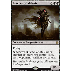 Magic löskort: Commander Anthology: Butcher of Malakir