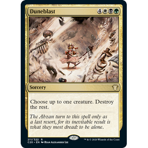 Magic löskort: Commander 2020: Duneblast