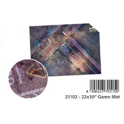 Cyberpunk Red: Combat Zone - Game Mat 22x30 ~55,9x76,2 cm (Mouse Pad)