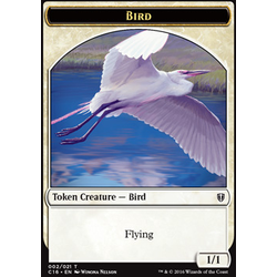 Magic löskort: Commander 2016 Bird/Saproling Flip-Token
