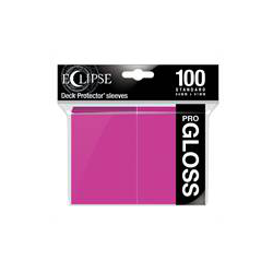 Card Sleeves Standard Gloss Eclipse Hot Pink 66x91mm (100) (Ultra Pro)
