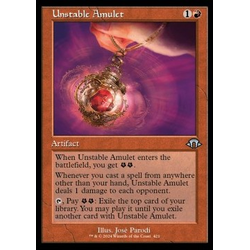 Magic löskort: Modern Horizons 3: Unstable Amulet (alternative art)