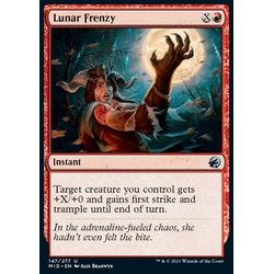 Magic löskort: Innistrad: Midnight Hunt: Lunar Frenzy (Foil)