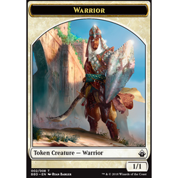 Magic löskort: Battlebond: Warrior Token