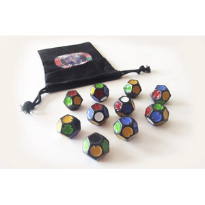 War Room: 10 Custom Dice with Logo Dice Bag