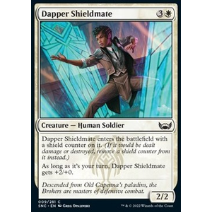 Magic löskort: Streets Of New Capenna: Dapper Shieldmate