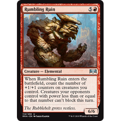 Magic löskort: Ravnica Allegiance: Rumbling Ruin