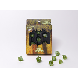 Encounters at a Glance: Cursed Navigator Dice Set - Forest