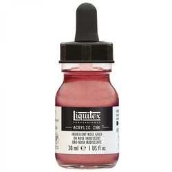 Acrylic Ink: Iridescent Rose Gold (30ml)