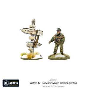 Germany: Waffen-SS Schwimmwagen diorama (winter)
