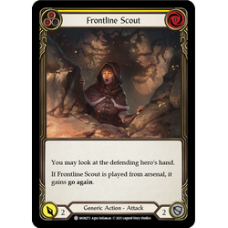 FaB Löskort: Monarch 1st Edition: Frontline Scout (Yellow) (Rainbow Foil)