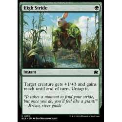 Magic löskort: Bloomburrow: High Stride