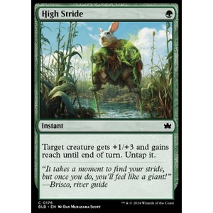 Magic löskort: Bloomburrow: High Stride