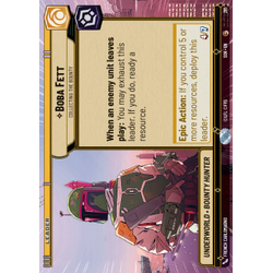 Star Wars: Unlimited Löskort: Spark of Rebellion: Boba Fett, Collecting the Bounty (Hyperspace)