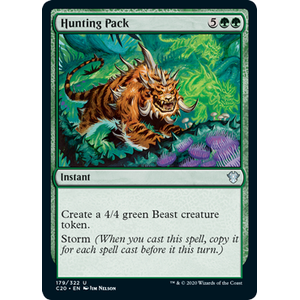 Magic löskort: Commander 2020: Hunting Pack