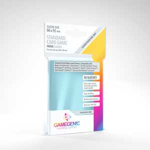 Card Sleeves Prime Standard Clear 66x91mm (50) (GameGenic)