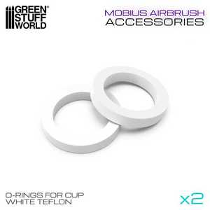 Premium Series GHPM-Mobius Airbrush: O-Rings for Paint Cup (2)