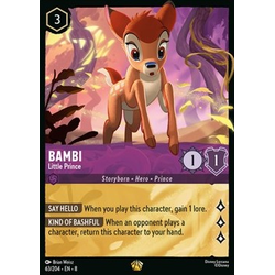 Lorcana Löskort: Reign of Jafar: Bambi - Little Prince