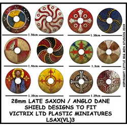 Little Big Men Studio: Late Saxon / Anglo Danish Shield Designs #3 for Victrix