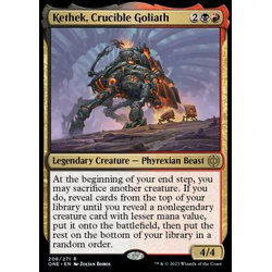 Magic löskort: Phyrexia: All Will Be One: Kethek, Crucible Goliath