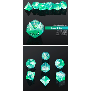 Sharp Edge Dice Set - Sea Shore (7)