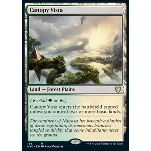 Magic löskort: Commander: Innistrad: Midnight Hunt: Canopy Vista