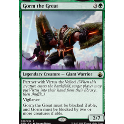 Magic löskort: Battlebond: Gorm the Great