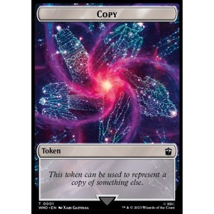 Magic löskort: Universes Beyond: Doctor Who: Alien Angel Token (A 2/2) // Copy Token