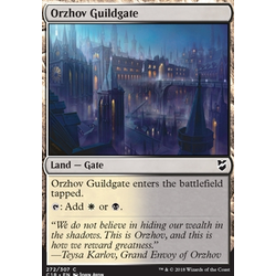 Magic löskort: Commander 2018: Orzhov Guildgate