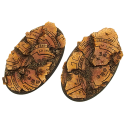 Temple Bases, Oval 90mm (2)