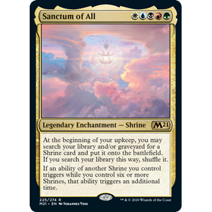 Magic löskort: Core Set 2021: Sanctum of All (Foil)