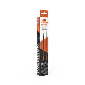 Precision Brushes set (4 synthetic brushes)