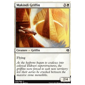 Magic löskort: Duel Decks: Zendikar vs Eldrazi: Makindi Griffin