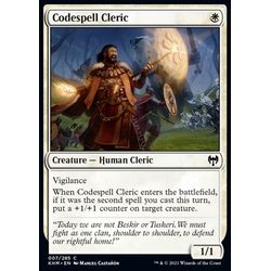 Magic löskort: Kaldheim: Codespell Cleric (Foil)