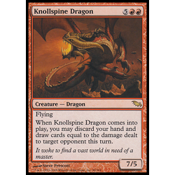 Magic löskort: Shadowmoor Knollspine Dragon