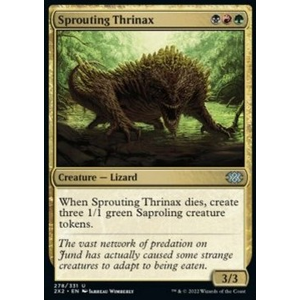 Magic löskort: Double Masters 2022: Sprouting Thrinax