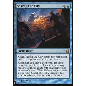 Magic löskort: The List: Search the City
