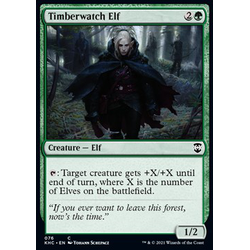 Magic löskort: Kaldheim Commander: Timberwatch Elf