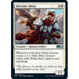 Magic löskort: Core Set 2021: Falconer Adept (Foil)
