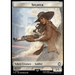 Magic löskort: Universes Beyond: Fallout: Soldier (W 1/1) // Treasure Token