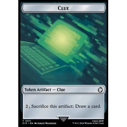 Magic löskort: Universes Beyond: Fallout: Clue Token // Treasure Token