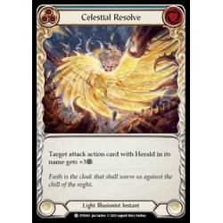 FaB Löskort: Dusk till Dawn: Celestial Resolve (Blue) (Rainbow Foil)