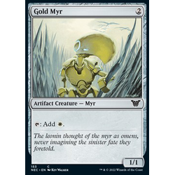 Commander: Kamigawa: Neon Dynasty: Gold Myr