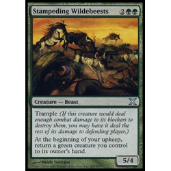 Magic löskort: 10th Edition: Stampeding Wildebeests