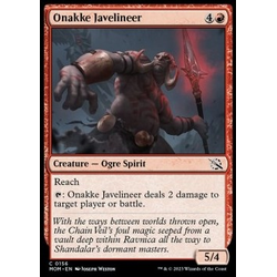 Magic löskort: March of the Machine: Onakke Javelineer